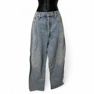 AGOLDE Balloon Jeans High Rise Light Wash Size 30